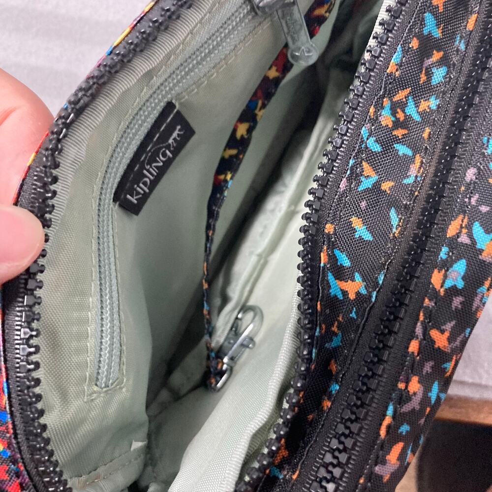 Kipling Abanu Small Crossbody With Multicolor Bir… - image 5